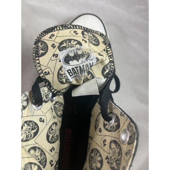 Converse All Star DC Comics Joker Batman Sneakers Hi Tops Womens 7.5 Mens 5.5 - Picture 14 of 15